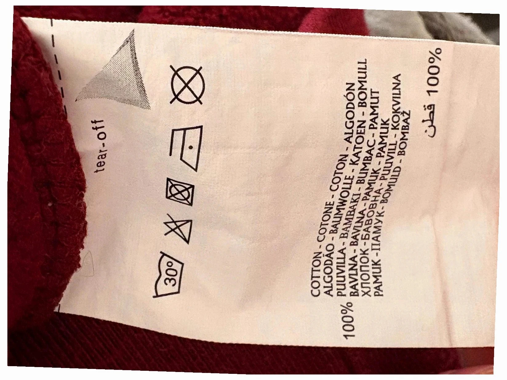 Champion Bordeaux M Hoodie – Logo Sleeve Sweatshirt – photo 5